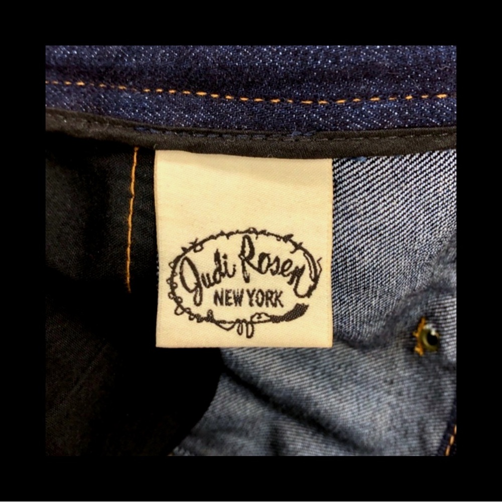 Vintage Judi Rosin Y2K Ultra Rare GBU Mega Bell Bottom Iconic Elephant Jeans - Picture 7 of 11